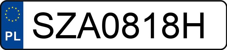 Numer rejestracyjny SZA 0818H posiada BMW 325 - SZA0818H