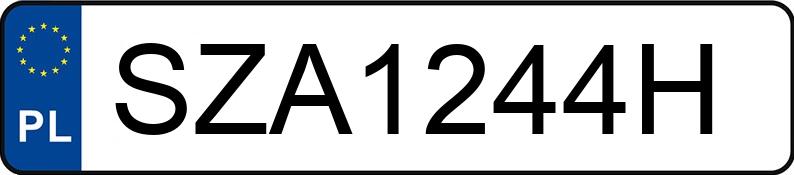 Numer rejestracyjny SZA 1244H posiada TOYOTA TOYOTA RAV4 - SZA1244H