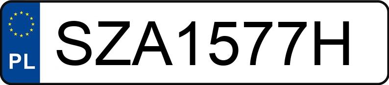 Numer rejestracyjny SZA 1577H posiada CHRYSLER 300C 3.5 - SZA1577H