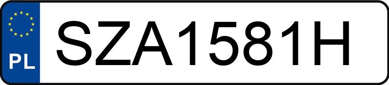 Numer rejestracyjny SZA 1581H posiada DAIMLERCHRYSLER E 240 - SZA1581H