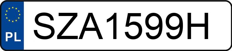 Numer rejestracyjny SZA 1599H posiada DACIA SANDERO - SZA1599H