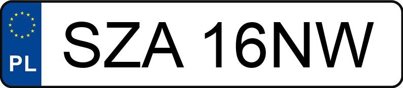 Numer rejestracyjny SZA 16NW posiada FIAT PUNTO - SZA16NW