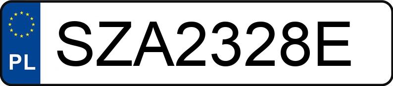Numer rejestracyjny SZA 2328E posiada AUDI A4 AVANT - SZA2328E