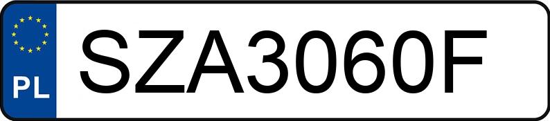 Numer rejestracyjny SZA 3060F posiada POLSKI FIAT 126P 650 - SZA3060F