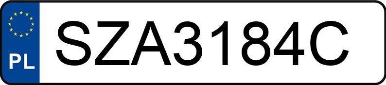 Numer rejestracyjny SZA 3184C posiada VOLVO S40 - SZA3184C