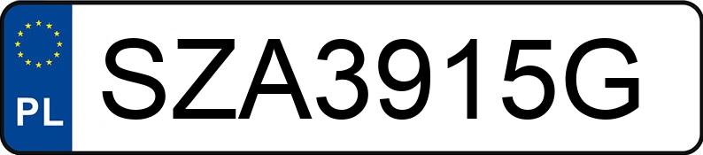 Numer rejestracyjny SZA 3915G posiada JAGUAR F-PACE - SZA3915G Numer rejestracyjny SZA 3915G posiada JAGUAR F-PACE - SZA3915G