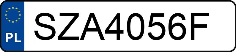 Numer rejestracyjny SZA 4056F posiada AUDI A4 - SZA4056F