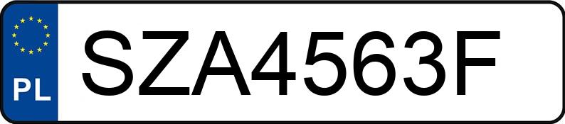 Numer rejestracyjny SZA 4563F posiada AUDI Q5 - SZA4563F Numer rejestracyjny SZA 4563F posiada AUDI Q5 - SZA4563F