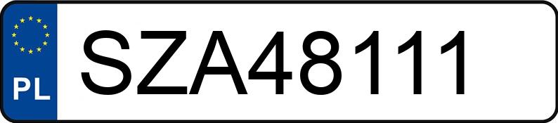 Numer rejestracyjny SZA 48111 posiada OPEL ANTARA - SZA48111