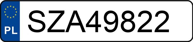 Numer rejestracyjny SZA 49822 posiada FIAT DUCATO - SZA49822