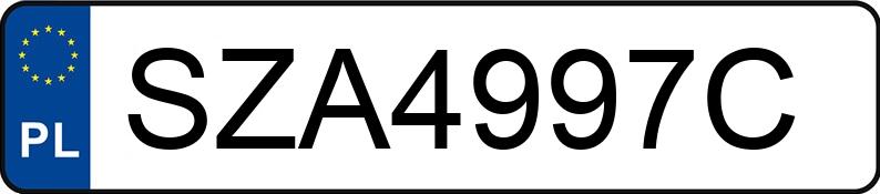 Numer rejestracyjny SZA 4997C posiada AUDI A5 - SZA4997C