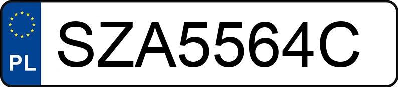 Numer rejestracyjny SZA 5564C posiada BMW 187 - SZA5564C