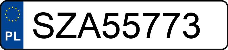 Numer rejestracyjny SZA 55773 posiada OPEL ASTRA - SZA55773