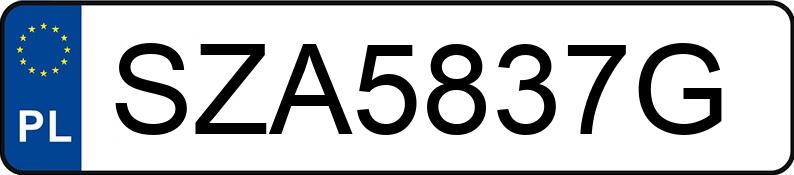 Numer rejestracyjny SZA 5837G posiada VOLVO S60 - SZA5837G Numer rejestracyjny SZA 5837G posiada VOLVO S60 - SZA5837G