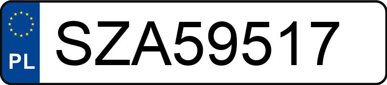 Numer rejestracyjny SZA 59517 posiada PEUGEOT 207 - SZA59517