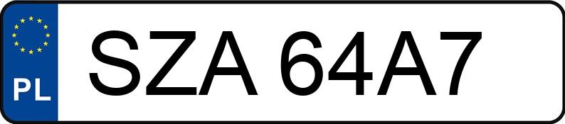 Numer rejestracyjny SZA64A7 posiada ZSP NIEWIADÓW Skrzyniowa 1200 1.4t Skrzyniowa 1200 1.4t