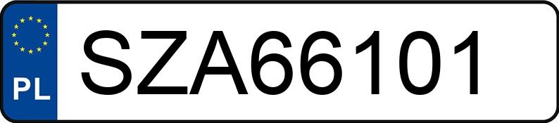 Numer rejestracyjny SZA 66101 posiada KIA CEED - SZA66101