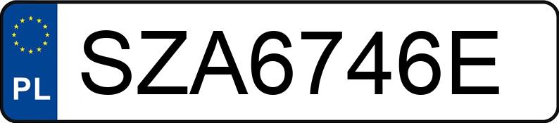 Numer rejestracyjny SZA6746E posiada BMW 520i Kat. MR`95 E39 520i Kat. MR`95 E39