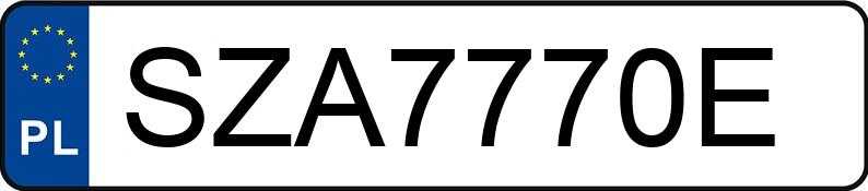 Numer rejestracyjny SZA 7770E posiada RENAULT Laguna 1.8 Kat. RN - SZA7770E Numer rejestracyjny SZA 7770E posiada RENAULT Laguna 1.8 Kat. RN - SZA7770E