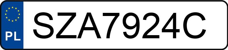 Numer rejestracyjny SZA 7924C posiada FSC-LUBLIN LUBLIN 3 - SZA7924C