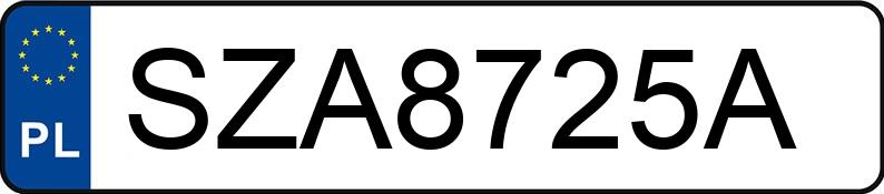Numer rejestracyjny SZA 8725A posiada PEUGEOT 208 Diesel MR`12 E5 Allure - SZA8725A Numer rejestracyjny SZA 8725A posiada PEUGEOT 208 Diesel MR`12 E5 Allure - SZA8725A