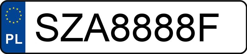 Numer rejestracyjny SZA 8888F posiada TOYOTA TOYOTA YARIS CROSS - SZA8888F