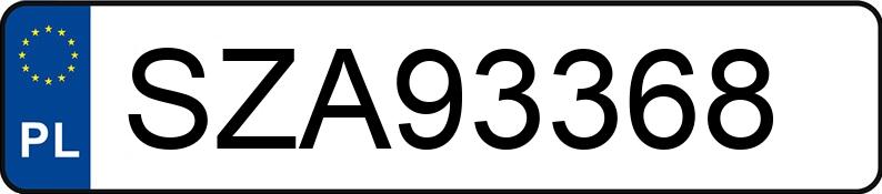 Numer rejestracyjny SZA 93368 posiada CHEVROLET CAPTIVA - SZA93368