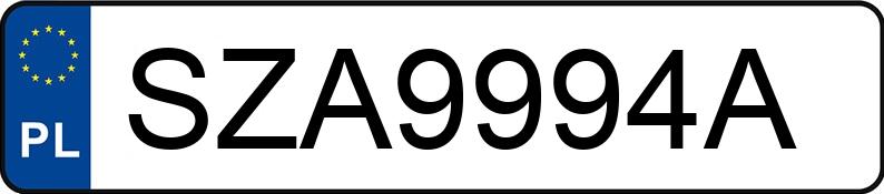 Numer rejestracyjny SZA 9994A posiada KIA Cee d 1.6 CRDi MR`10 E5 L - SZA9994A