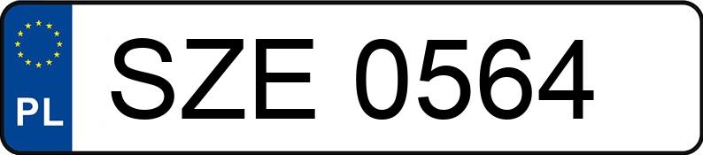 Numer rejestracyjny SZE 0564 posiada Fiat 126p - SZE0564 Numer rejestracyjny SZE 0564 posiada Fiat 126p - SZE0564