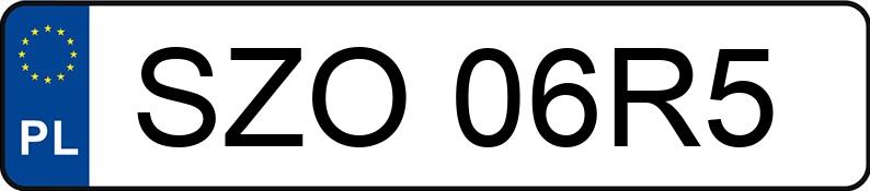 Numer rejestracyjny SZO 06R5 posiada OPEL INSIGNIA SPORTS TOURER SW - SZO06R5