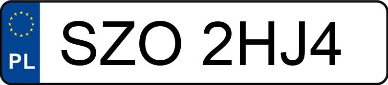 Numer rejestracyjny SZO 2HJ4 posiada VOLKSWAGEN/JUZJADE TRANSPORTER - SZO2HJ4