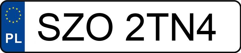 Numer rejestracyjny SZO 2TN4 posiada KIA PROCEED - SZO2TN4