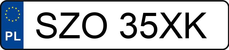 Numer rejestracyjny SZO 35XK posiada FIAT SEDICI - SZO35XK