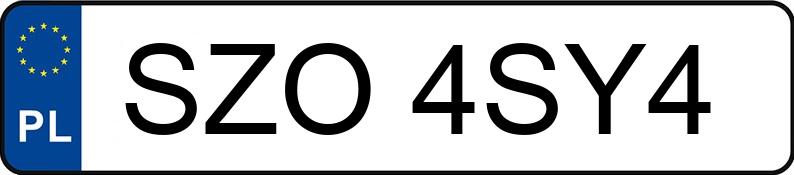 Numer rejestracyjny SZO 4SY4 posiada PORSCHE Panamera MR`16 E6 Turbo Aut. - SZO4SY4