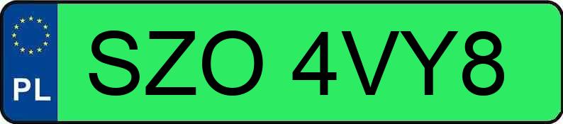 Numer rejestracyjny SZO 4VY8 posiada LEAPMOTOR T03 MR`20 37kWh - SZO4VY8 Numer rejestracyjny SZO 4VY8 posiada LEAPMOTOR T03 MR`20 37kWh - SZO4VY8