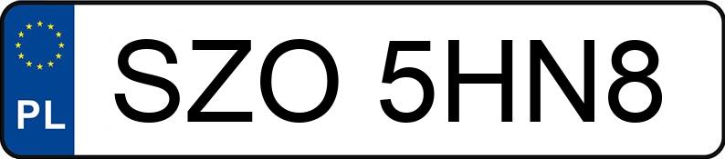 Numer rejestracyjny SZO 5HN8 posiada MAZDA RX-8 - SZO5HN8 Numer rejestracyjny SZO 5HN8 posiada MAZDA RX-8 - SZO5HN8