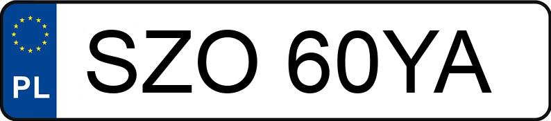 Numer rejestracyjny SZO 60YA posiada MITSUBISHI LANCER - SZO60YA Numer rejestracyjny SZO 60YA posiada MITSUBISHI LANCER - SZO60YA