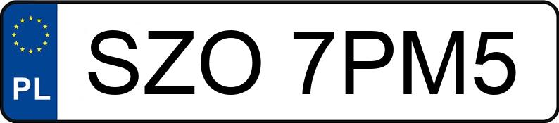 Numer rejestracyjny SZO7PM5 posiada BMW Seria 5 530 Diesel Kat. MR`95 E39