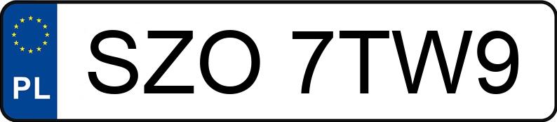 Numer rejestracyjny SZO 7TW9 posiada OPEL ASTRA SPORTS TOURER+ - SZO7TW9 Numer rejestracyjny SZO 7TW9 posiada OPEL ASTRA SPORTS TOURER+ - SZO7TW9