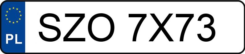 Numer rejestracyjny SZO 7X73 posiada SKODA OCTAVIA - SZO7X73 Numer rejestracyjny SZO 7X73 posiada SKODA OCTAVIA - SZO7X73