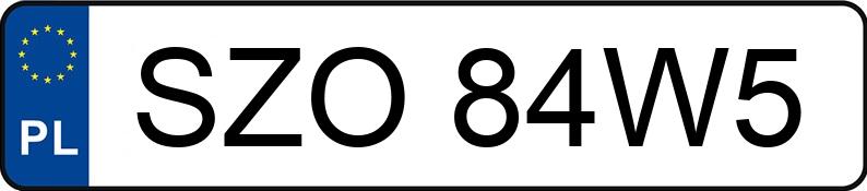 Numer rejestracyjny SZO 84W5 posiada VOLKSWAGEN POLO - SZO84W5