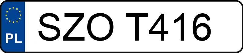Numer rejestracyjny SZO T416 posiada SKODA FELICIA - SZOT416