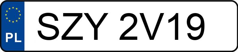 Numer rejestracyjny SZY 2V19 posiada SKODA OCTAVIA COMBI - SZY2V19 Numer rejestracyjny SZY 2V19 posiada SKODA OCTAVIA COMBI - SZY2V19