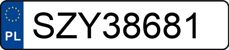 Numer rejestracyjny SZY 38681 posiada RENAULT MEGANE SCENIC - SZY38681 Numer rejestracyjny SZY 38681 posiada RENAULT MEGANE SCENIC - SZY38681