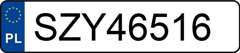 Numer rejestracyjny SZY 46516 posiada PEUGEOT 407 - SZY46516