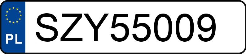 Numer rejestracyjny SZY 55009 posiada FORD MONDEO - SZY55009