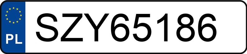 Numer rejestracyjny SZY 65186 posiada BMW 318i Coupe Kat. E36 s Aut. - SZY65186