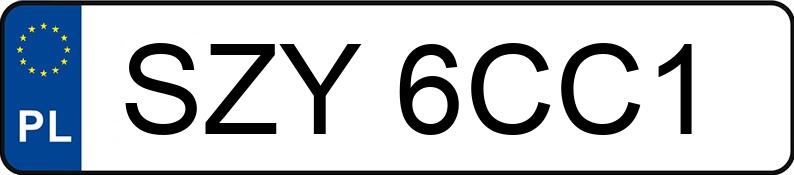 Numer rejestracyjny SZY 6CC1 posiada DAEWOO NEXIA - SZY6CC1 Numer rejestracyjny SZY 6CC1 posiada DAEWOO NEXIA - SZY6CC1