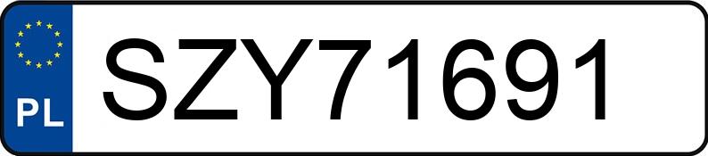 Numer rejestracyjny SZY 71691 posiada OPEL ASTRA+ - SZY71691 Numer rejestracyjny SZY 71691 posiada OPEL ASTRA+ - SZY71691