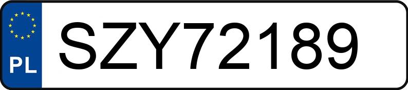 Numer rejestracyjny SZY 72189 posiada SCANIA R410 - SZY72189